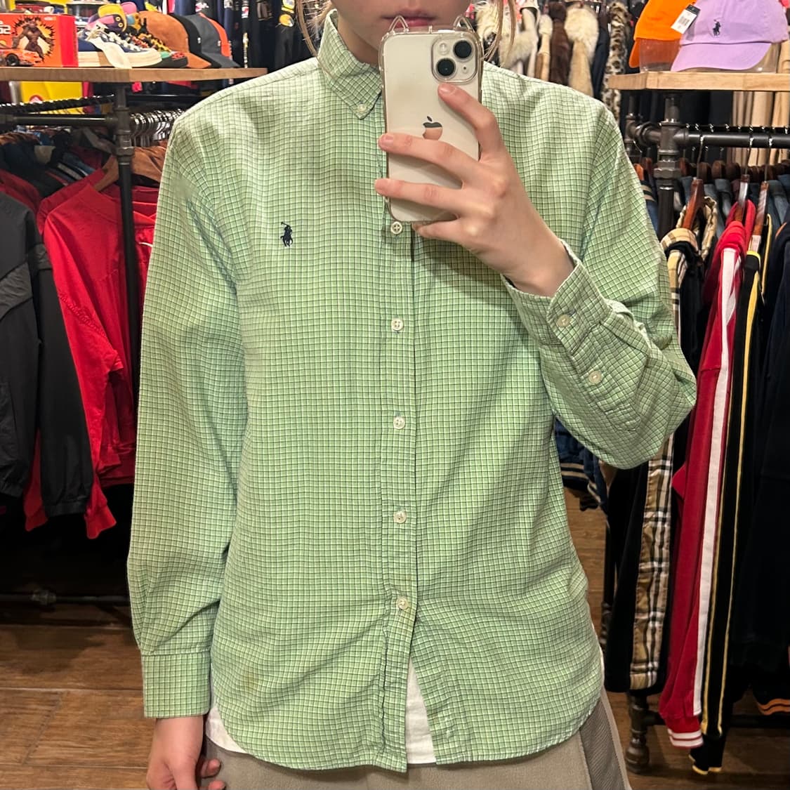 [HI]  폴로 셔츠 그린  상품이미지1