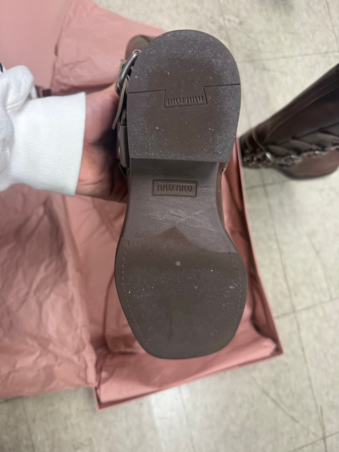 미우미우 부츠 39사이즈 팝니다 (쿨거시 5만네고가능) 상품이미지5