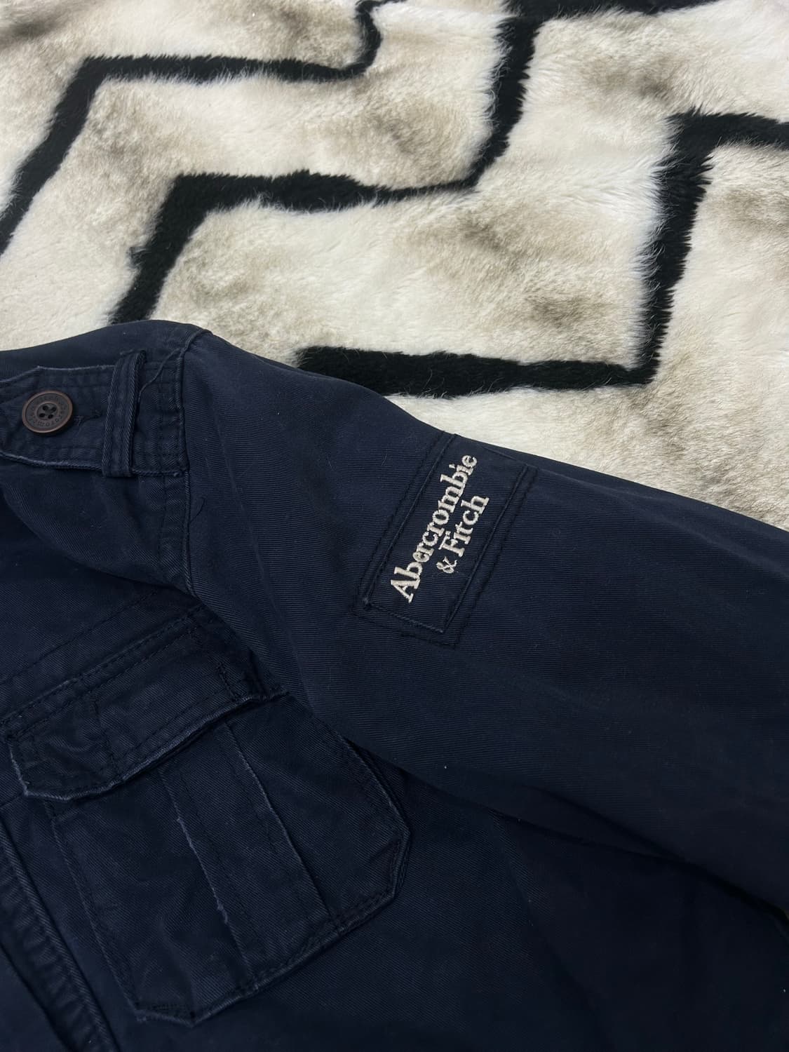 [M]아베크롬비 센티넬 밀리터리 야상/네이비 상품이미지1