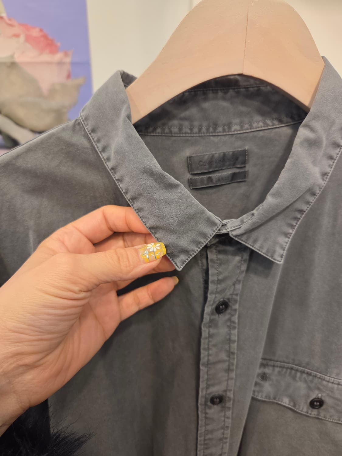 캘빈클라인 워싱 코튼 셔츠 상품이미지4