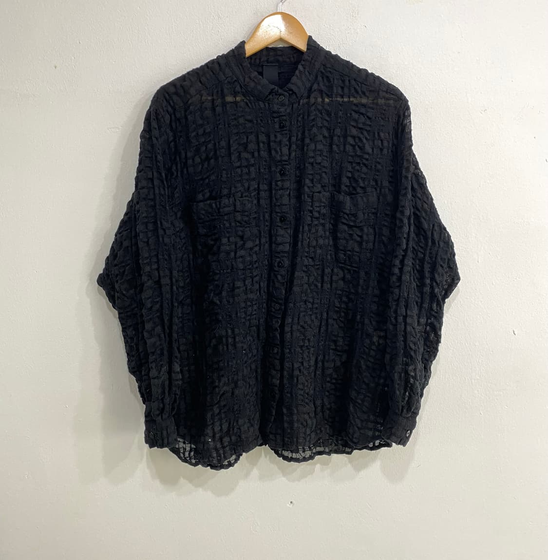 포메르 덱스프레시옹 쉬폰 시스루 가디건 상품이미지2