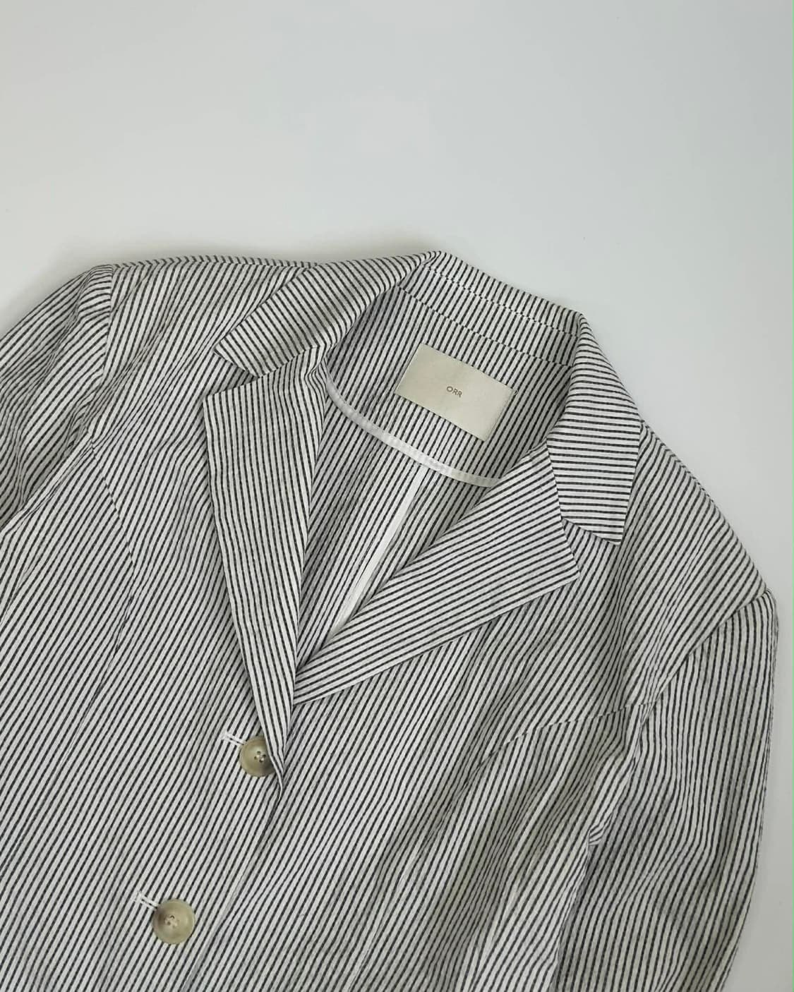 [S]ORR 오르 21년 신형 시어서커 3버튼 테일러드 블레이져 자켓 상품이미지6