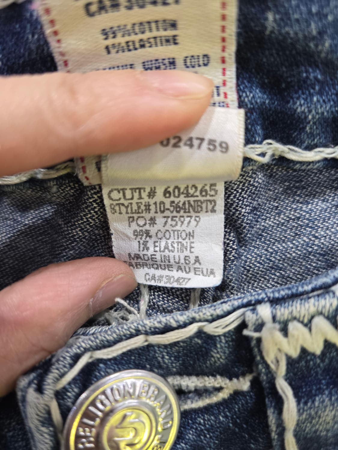 True Religion 데님 팬츠 상품이미지9