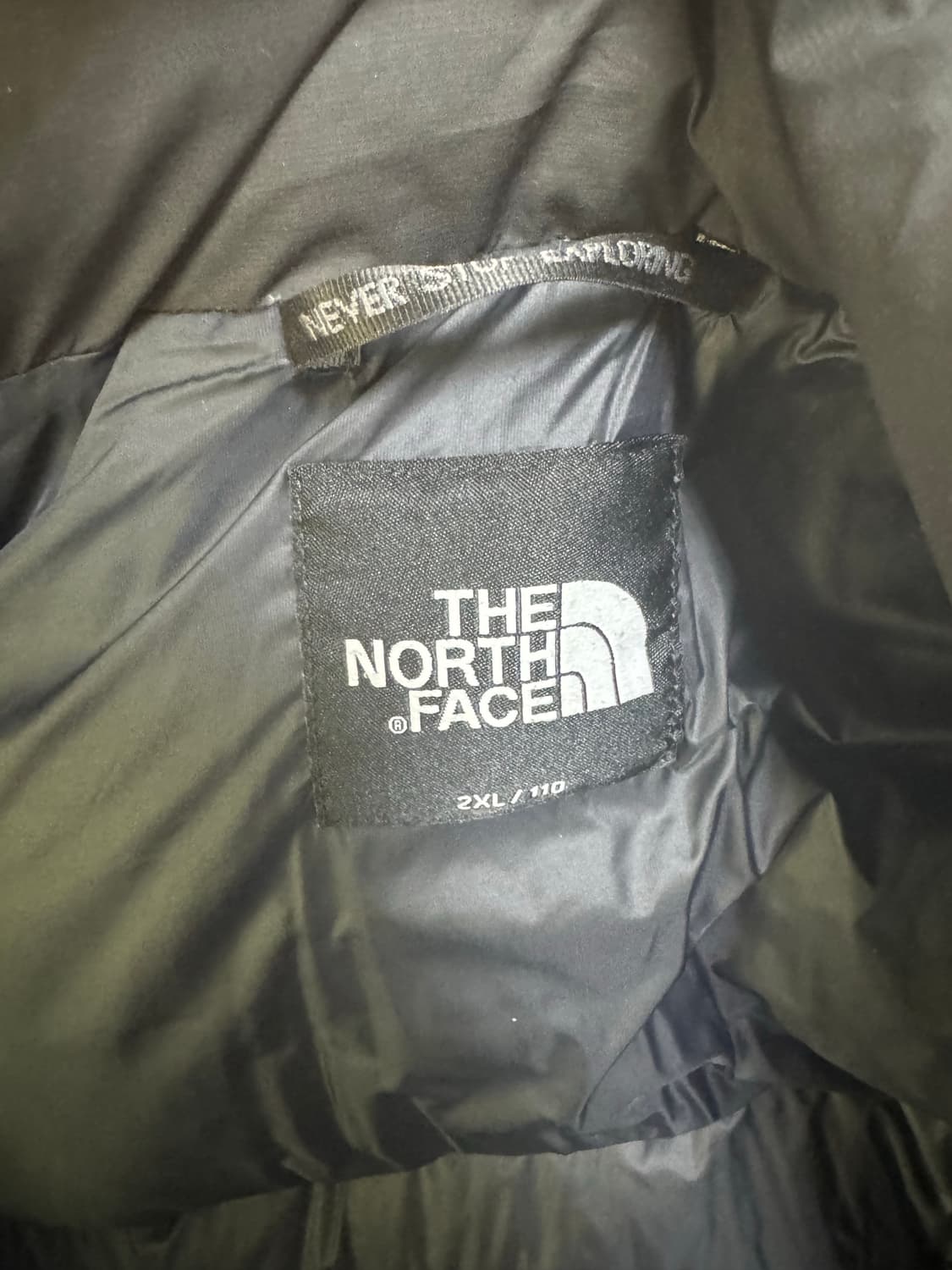 노스페이스 눕시 패딩 2XL(110) 1992블랙 상품이미지3