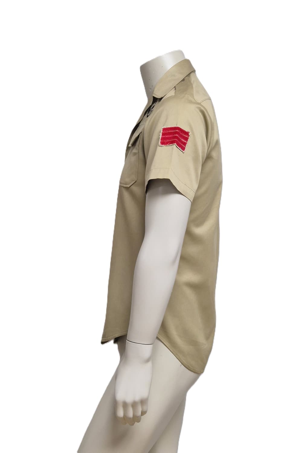 육군 구형 9공수특전여단 병장 정복 전투복 상의 카키 반팔 셔츠 (S) 상품이미지2