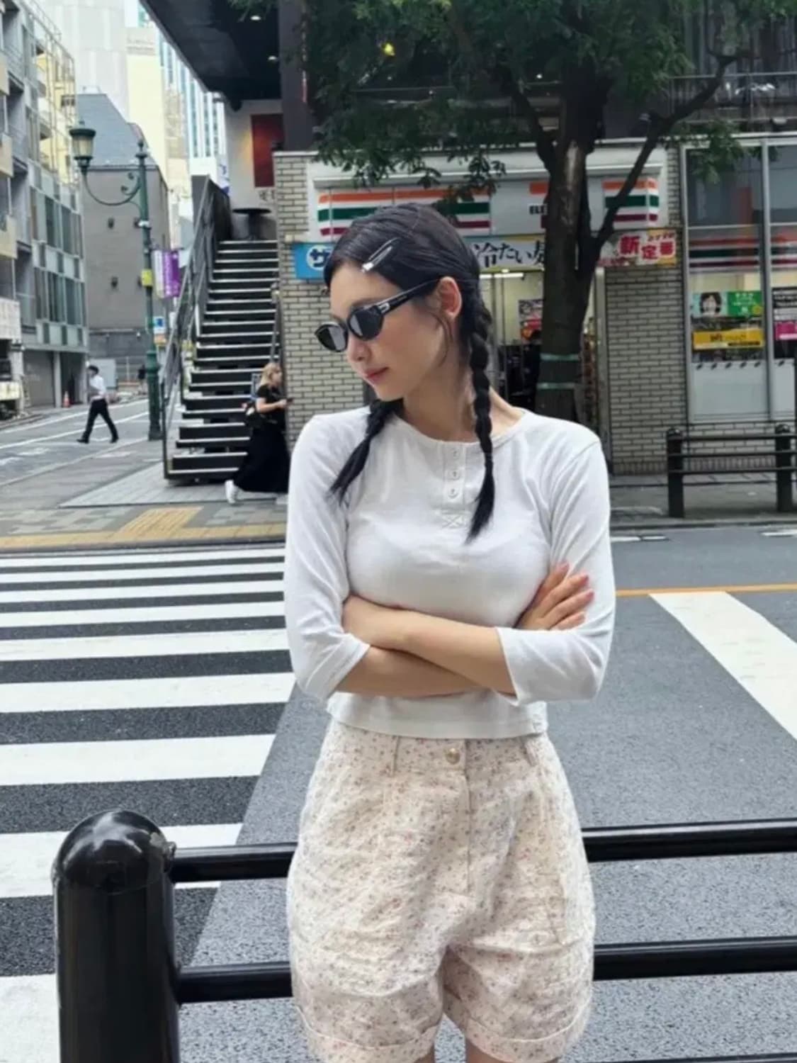 시엔느 Malibu Flower Shorts - 아이보리 M 상품이미지3