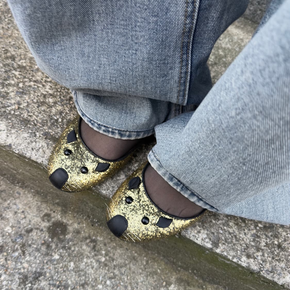 00s 마크 제이콥스 스웨이드 마우스 발레 플랫 상품이미지6