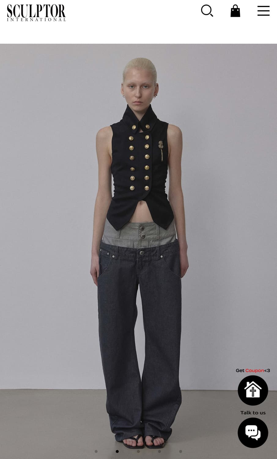 스컬프터 데님팬츠 상품이미지1