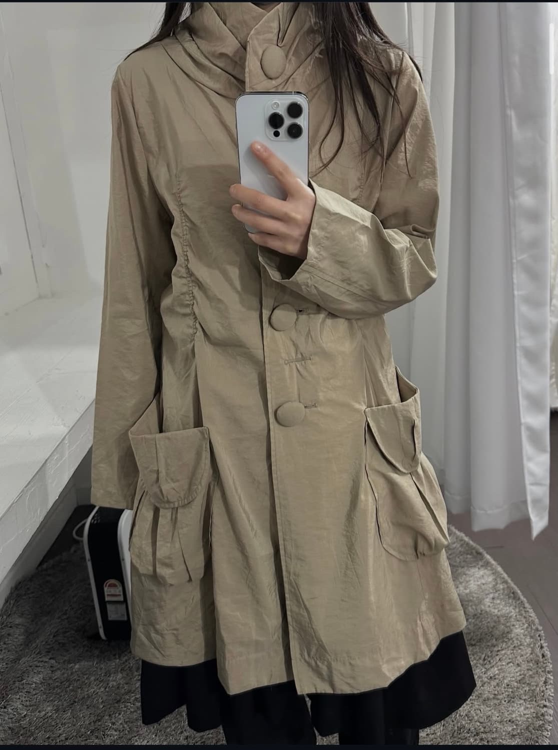 jolcia shirring detail coat 상품이미지2