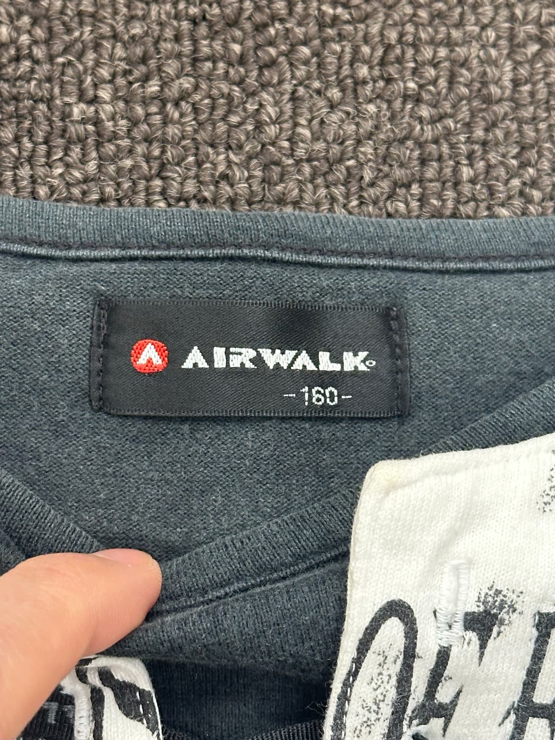 160)Airwalk vintage 여성 y2k 펑크 롱슬리브(이염) 상품이미지4