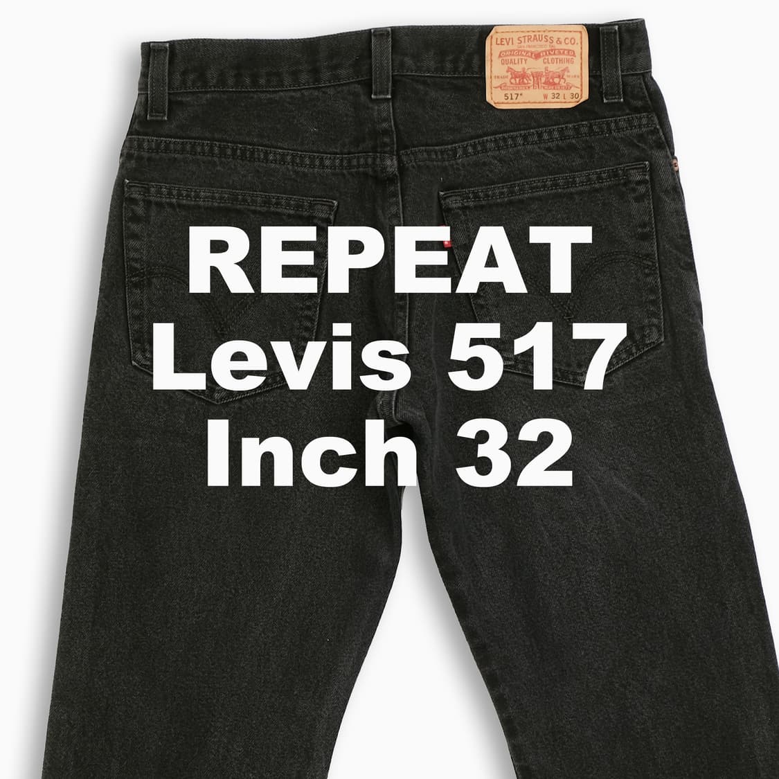 빈티지 리바이스 517 흑청 블랙진 32 인치 LV5173290 상품이미지1