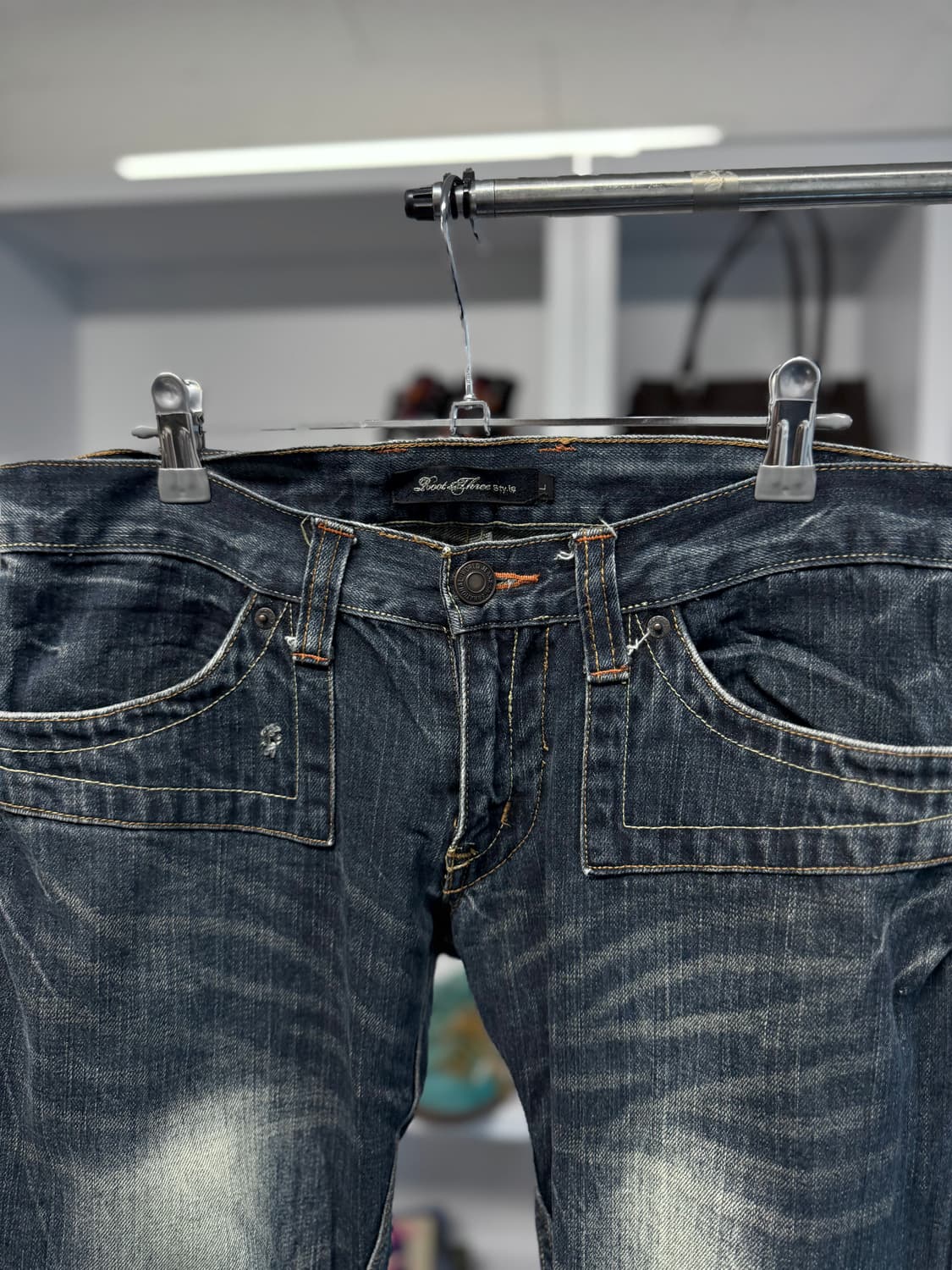 빈티지 부츠컷 데님 팸츠 상품이미지2