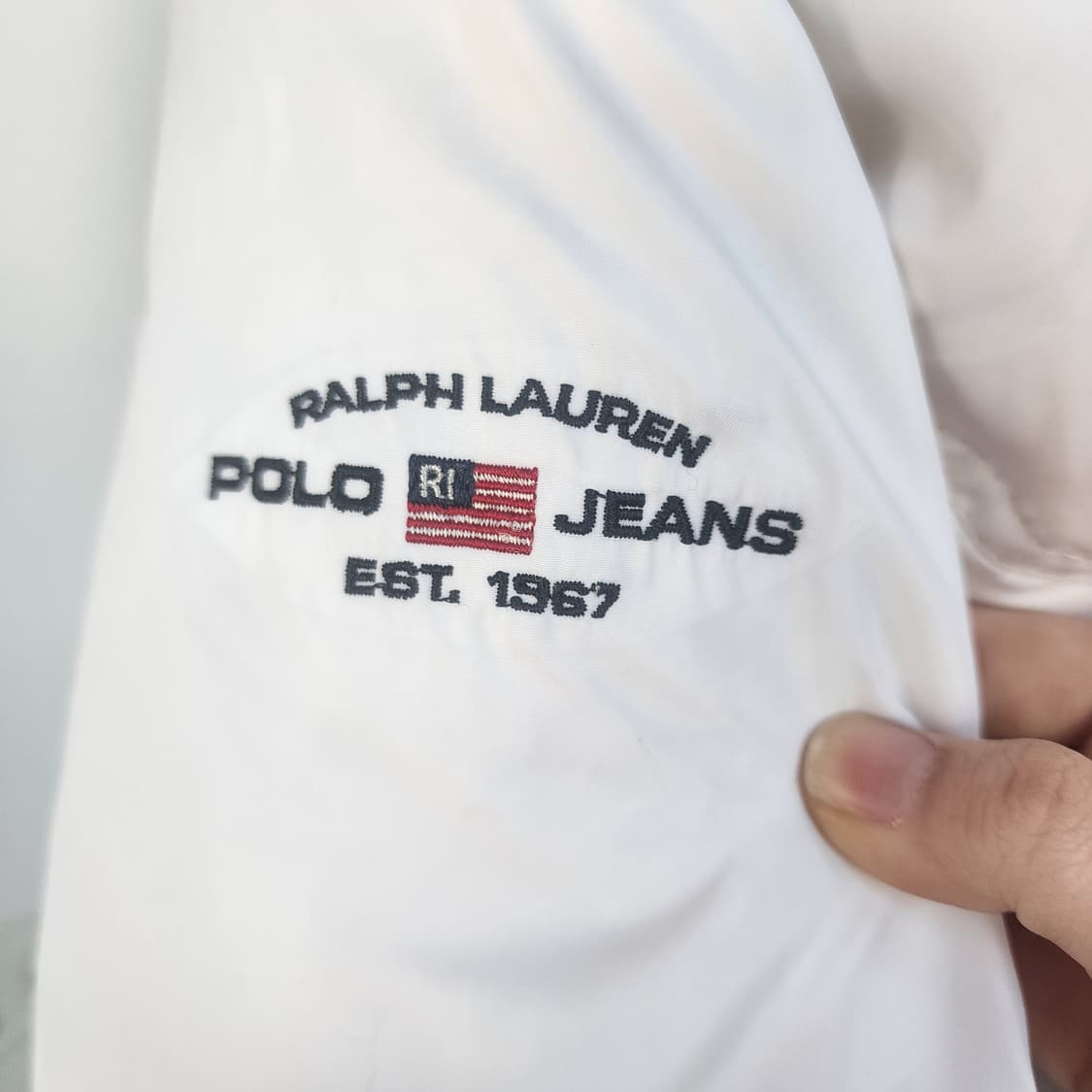 폴로 진스 화이트 패딩 점퍼 상품이미지9