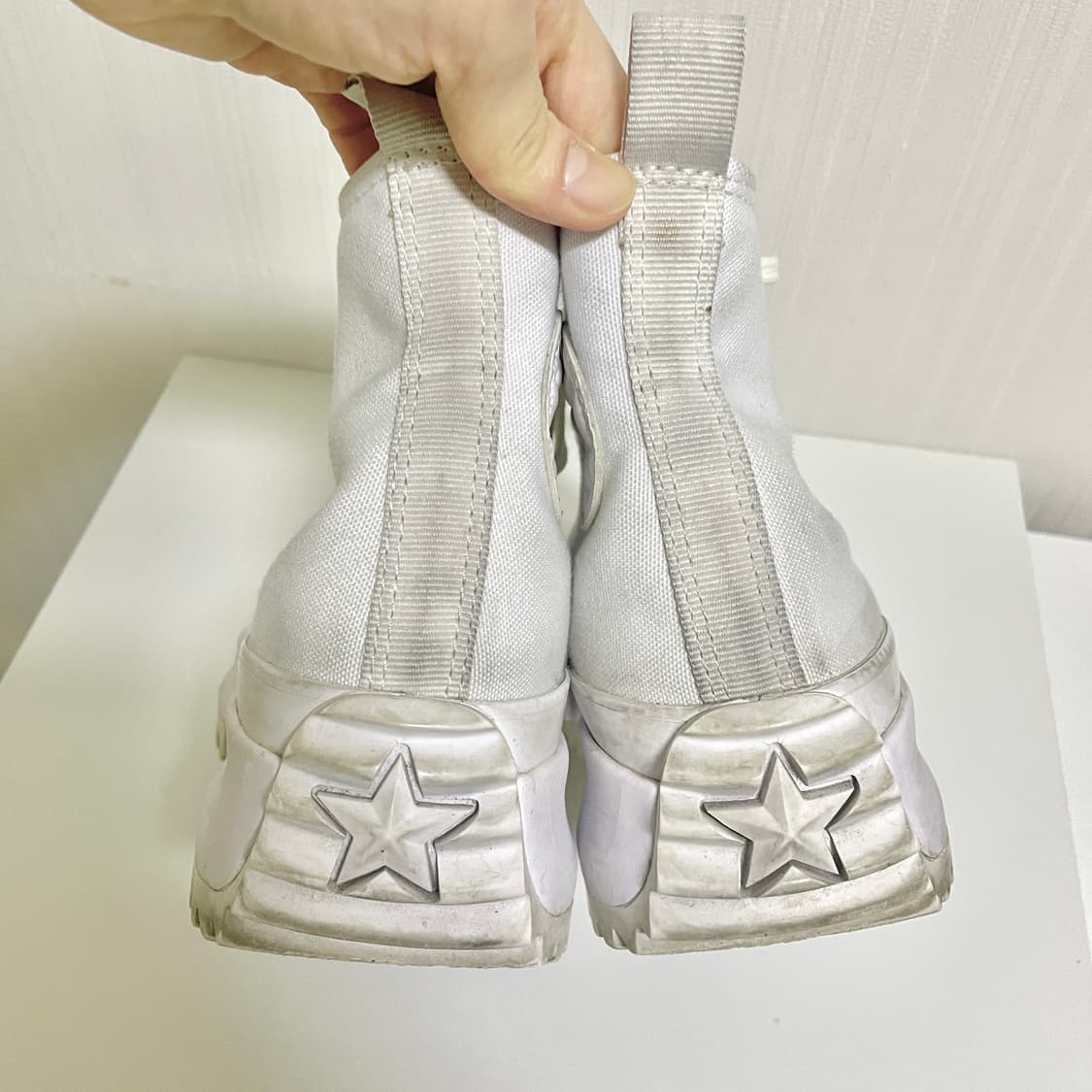 [235] 235-240 컨버스 런스타 하이크 하이 올화이트 상품이미지6