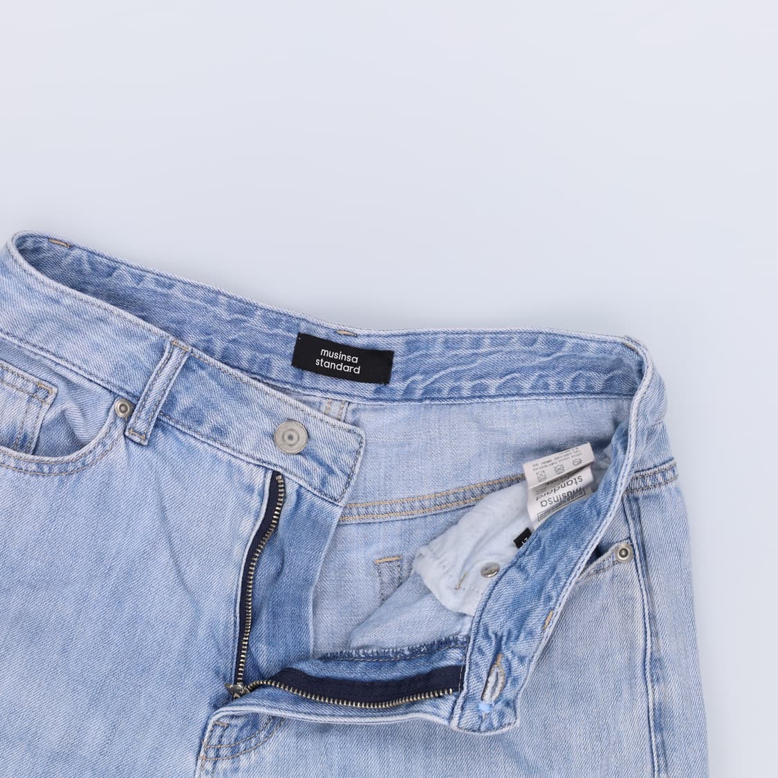 [27] 신형 무신사스탠다드 여성 와이드데님팬츠 1222H1 상품이미지3