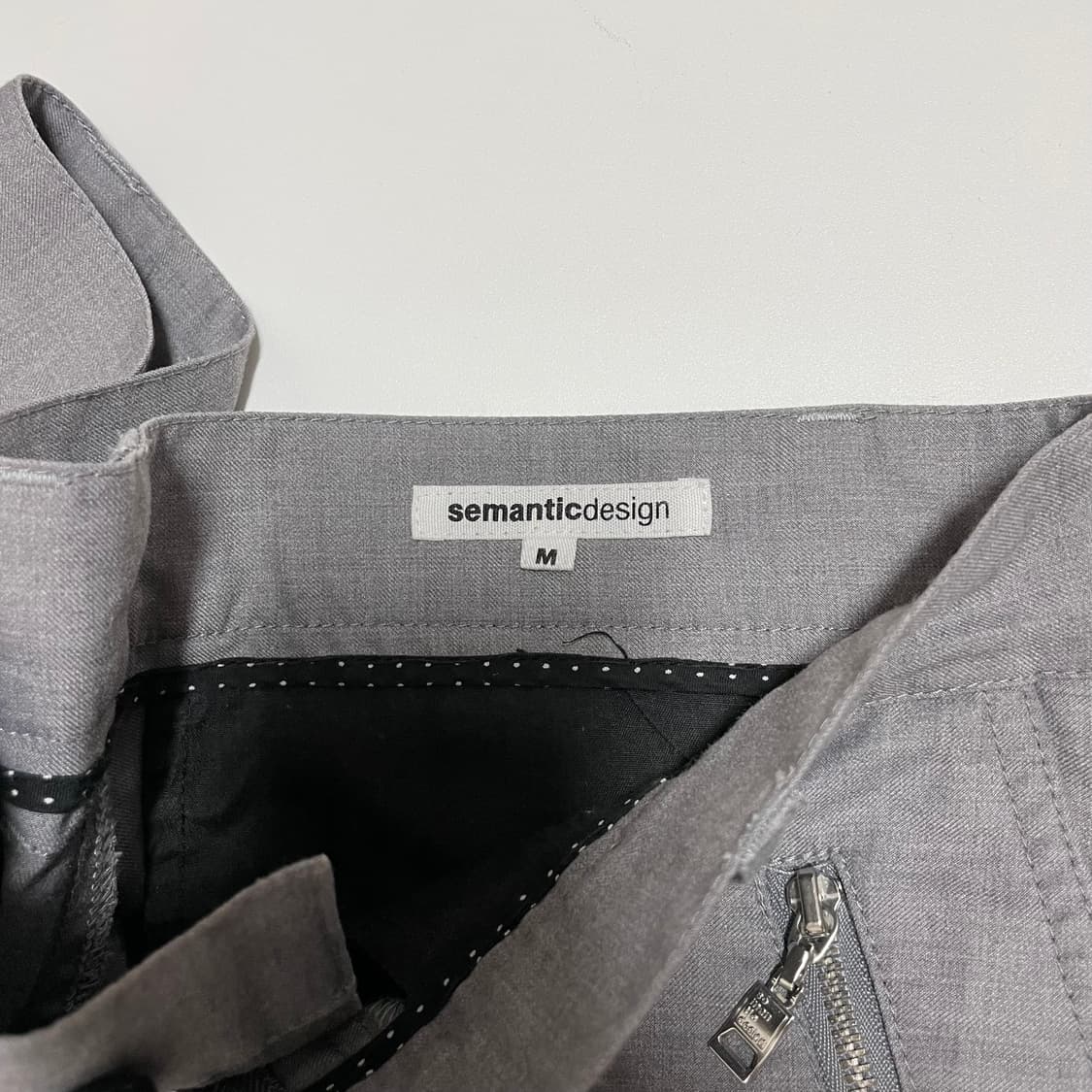 SEMANTIC DESIGN GRAY PANTS 상품이미지3