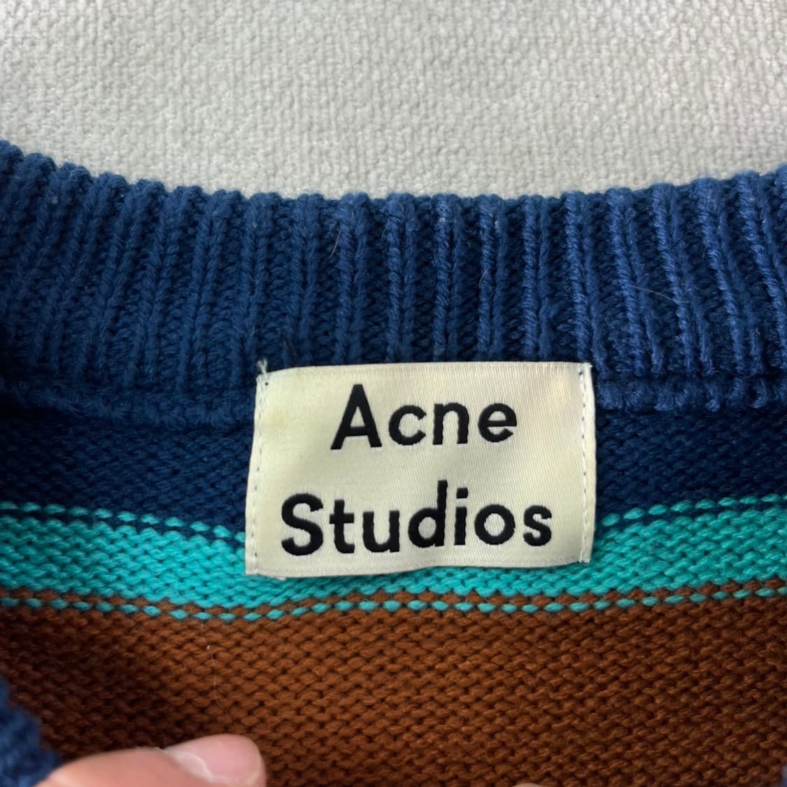 100 아크네 스튜디오 니마 페이스로고 스프라이트 니트 상품이미지3