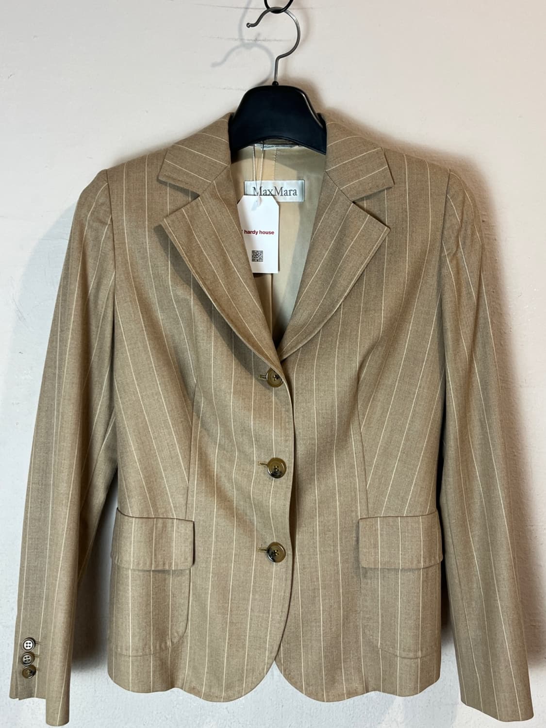 막스 마라 핀스트라이프 울 블레이저 상품이미지2