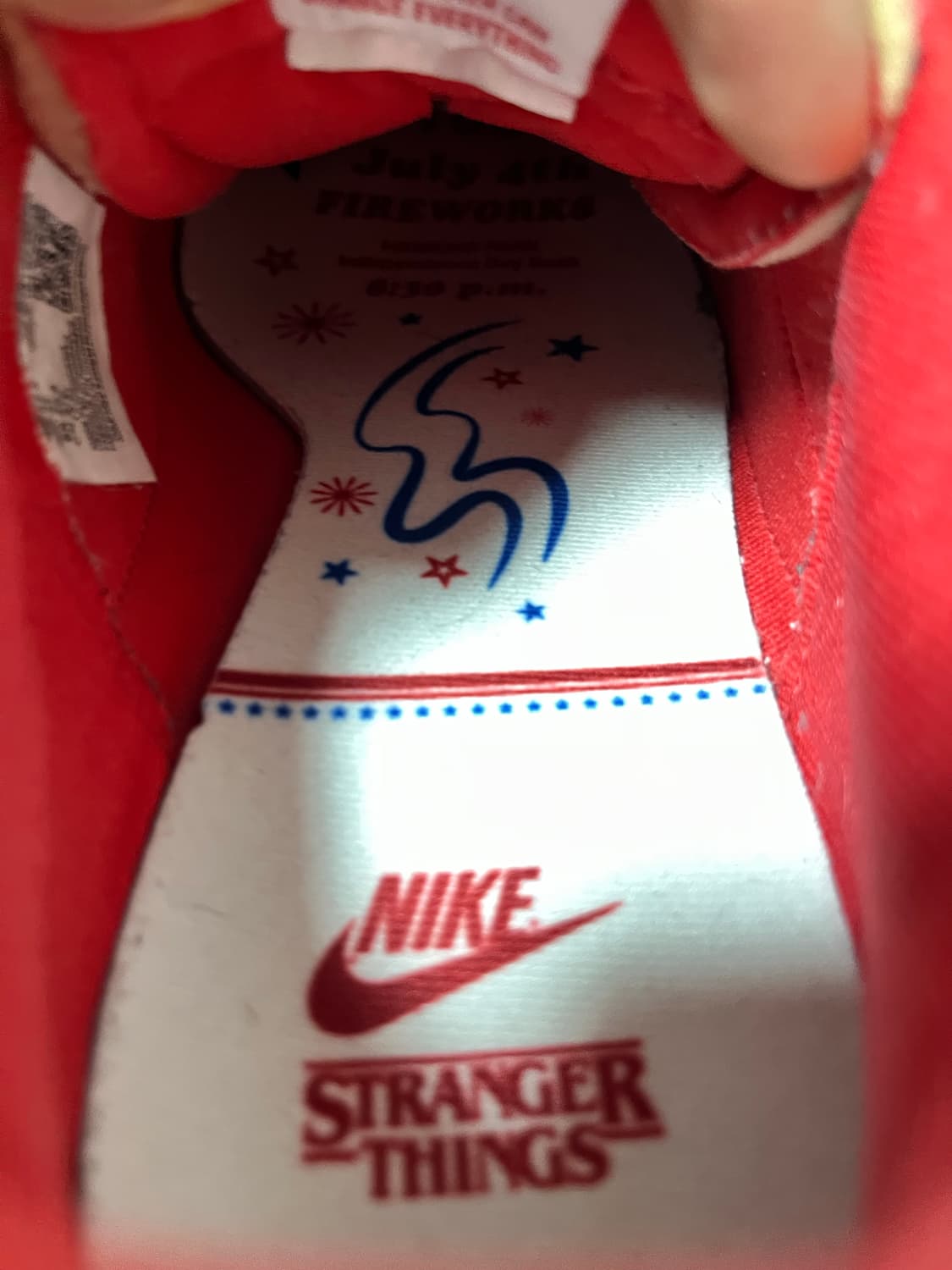나이키x기묘한이야기 코르테즈(레드, 270사이즈) 상품이미지4