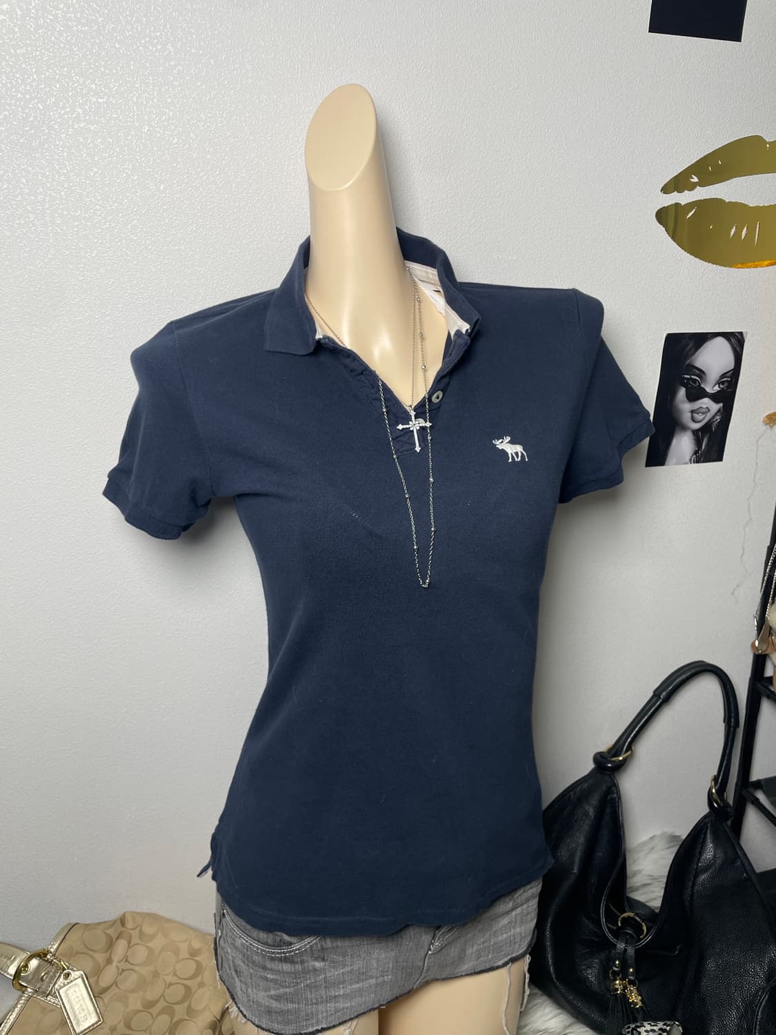 Abercrombie navy 카라티 상품이미지1