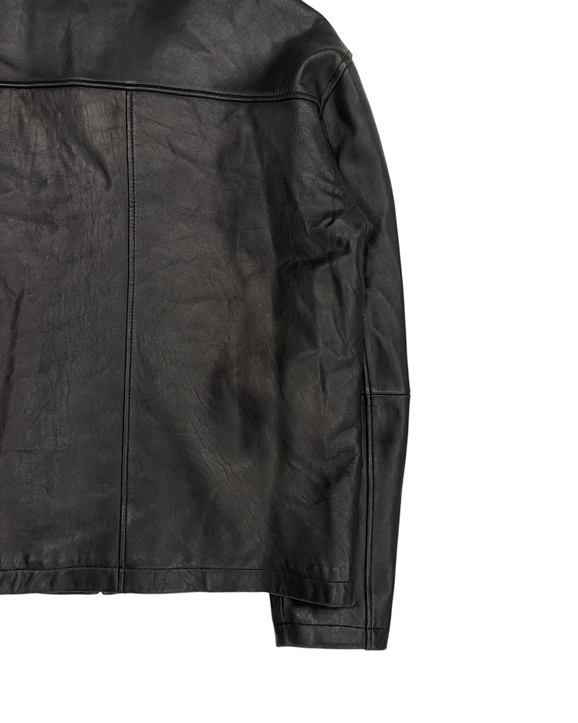 캘빈 클라인 클래식 레더 집업 자켓 상품이미지10