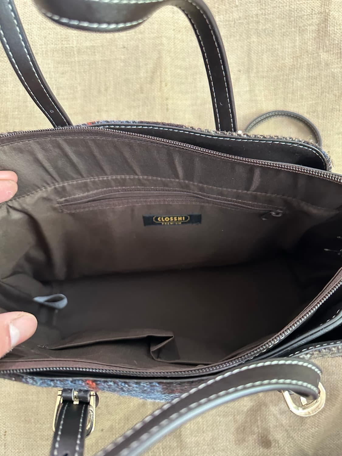 Harris Tweed hand bag  상품이미지6