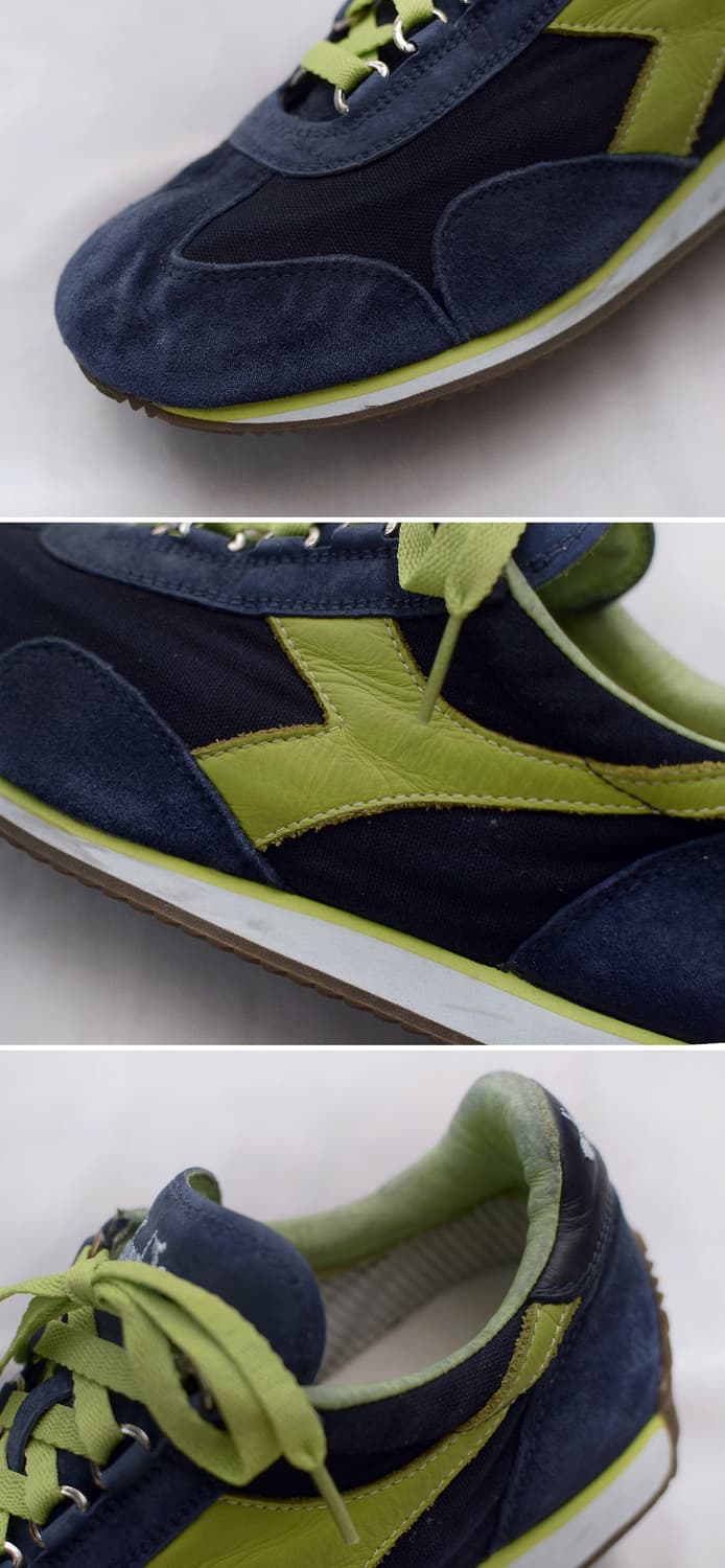 미착용) 디아도라 헤리티지 스톤워시 레더 스니커즈 (US6 / 240) 상품이미지7