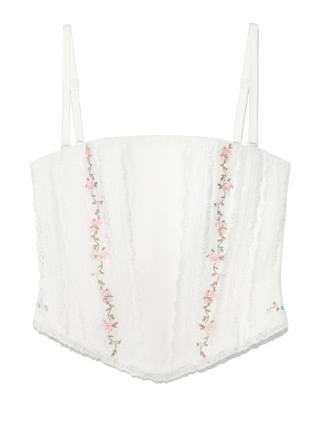 GLOWNY 글로니 LACE ROSE CORSET TOP 코르셋 상품이미지1