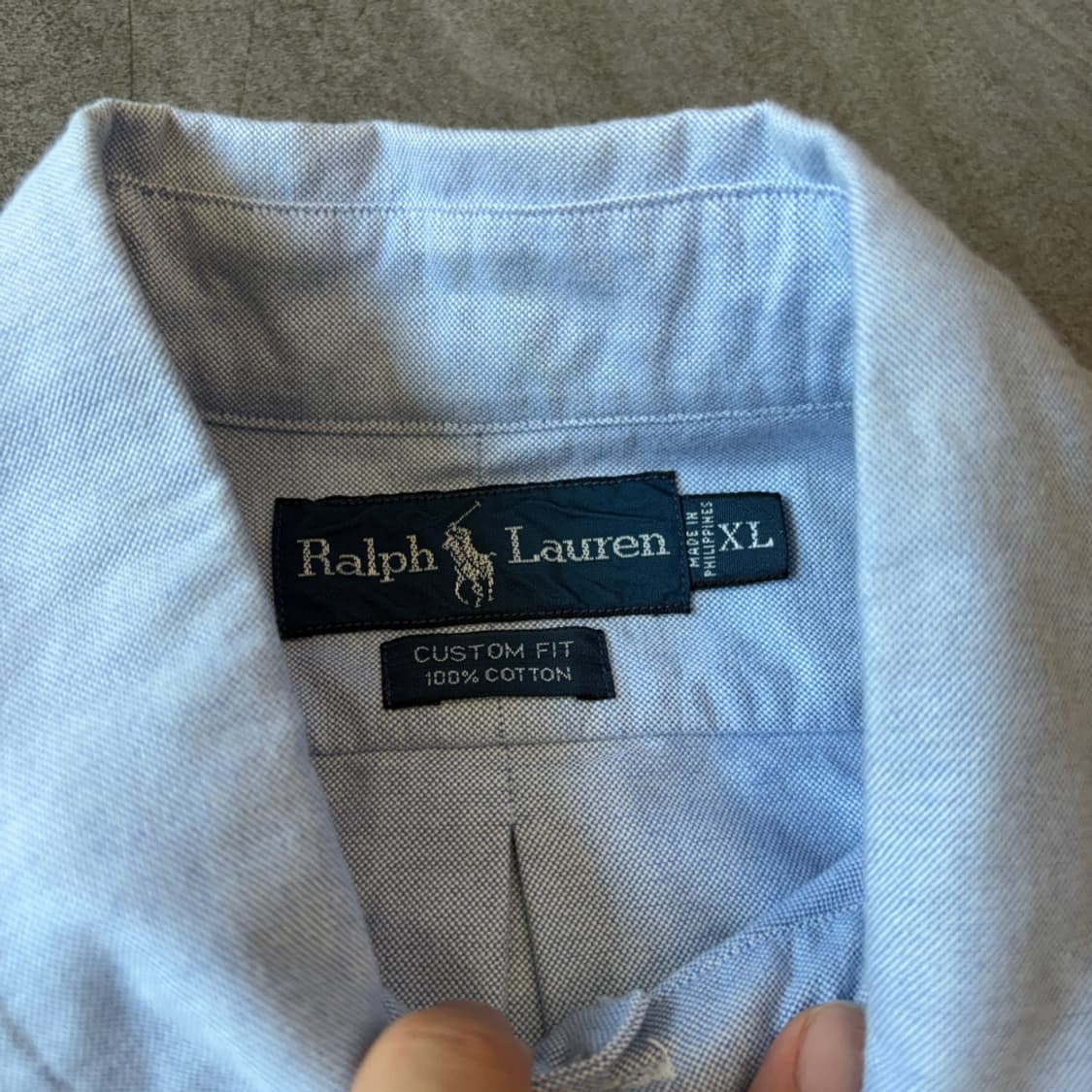 폴로 정품 스카이블루 멀티포니 셔츠 상품이미지4