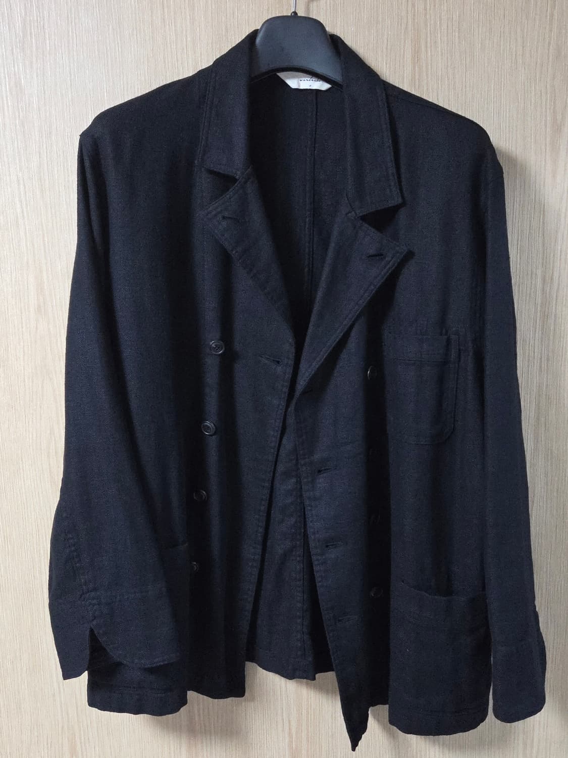 워드로브41 컴포트 더블 자켓 블랙  상품이미지1