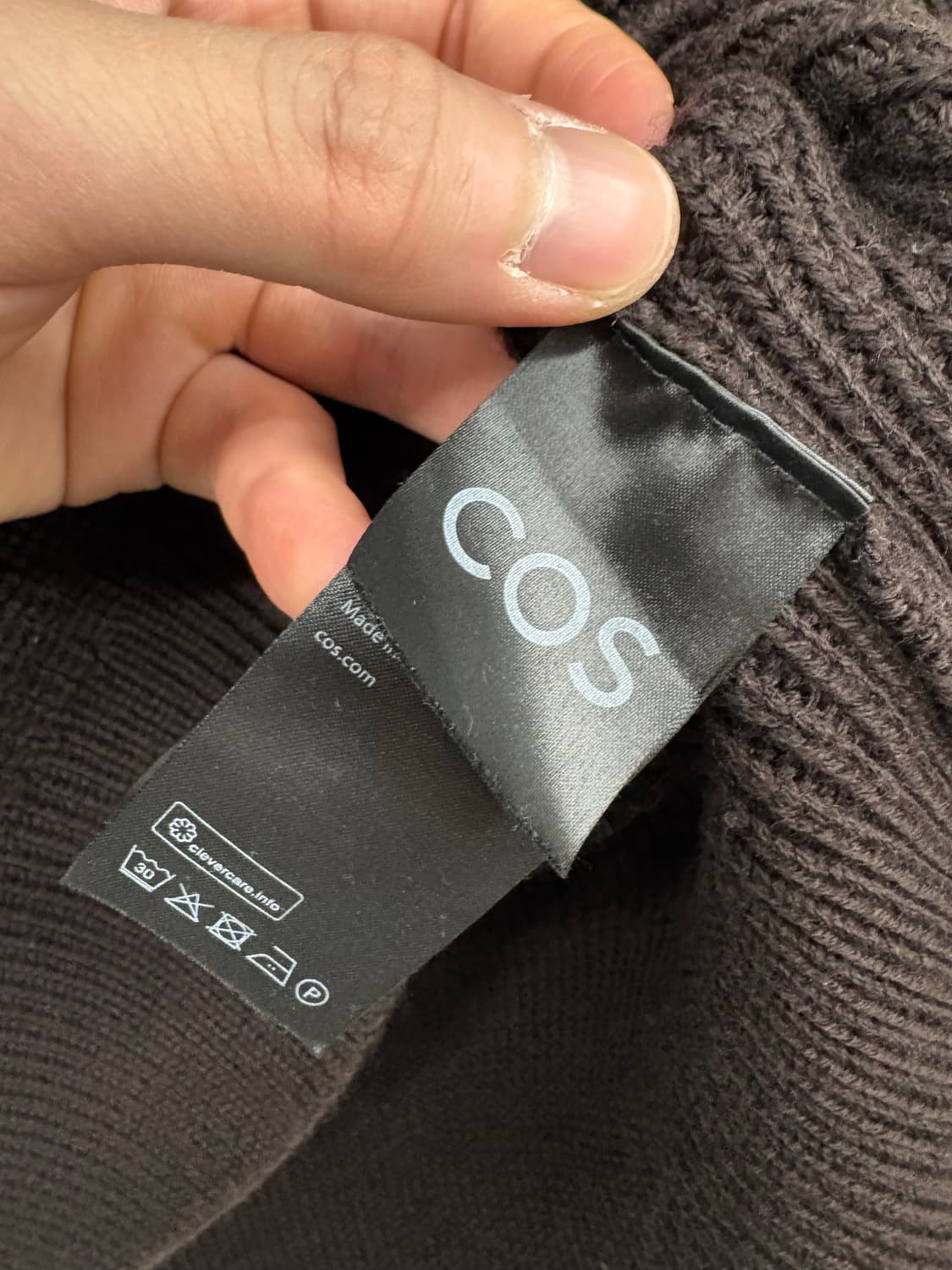 COS 코스 울 코튼 하프집업 점퍼 상품이미지7