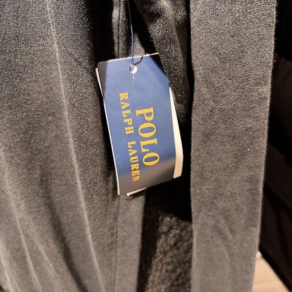 (정품/새상품) 폴로 랄프로렌 남성 블랙 후드 롱슬리브 상품이미지3