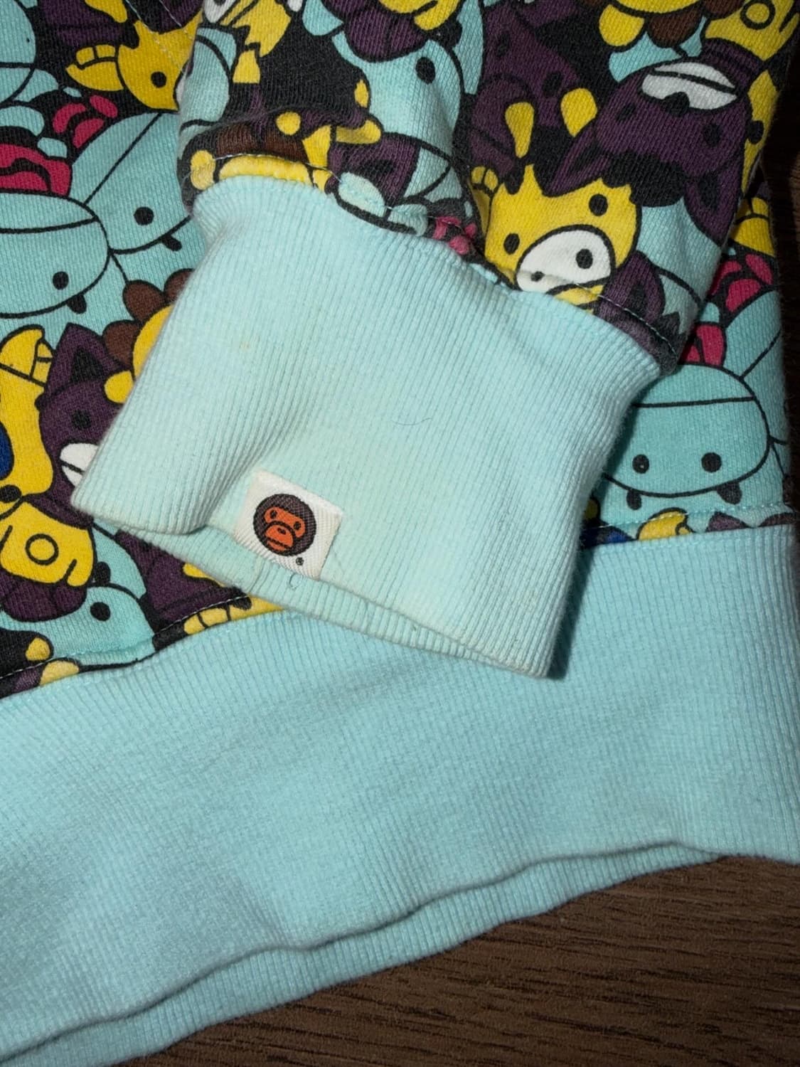 베이비마일로 풀패턴 민트 투웨이 후드집업 상품이미지9