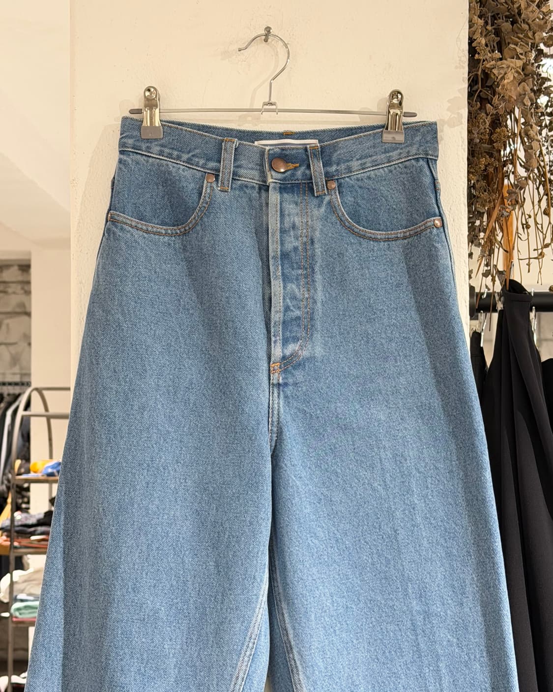 크리스타세야 데님 하이웨스트 팬츠 상품이미지2