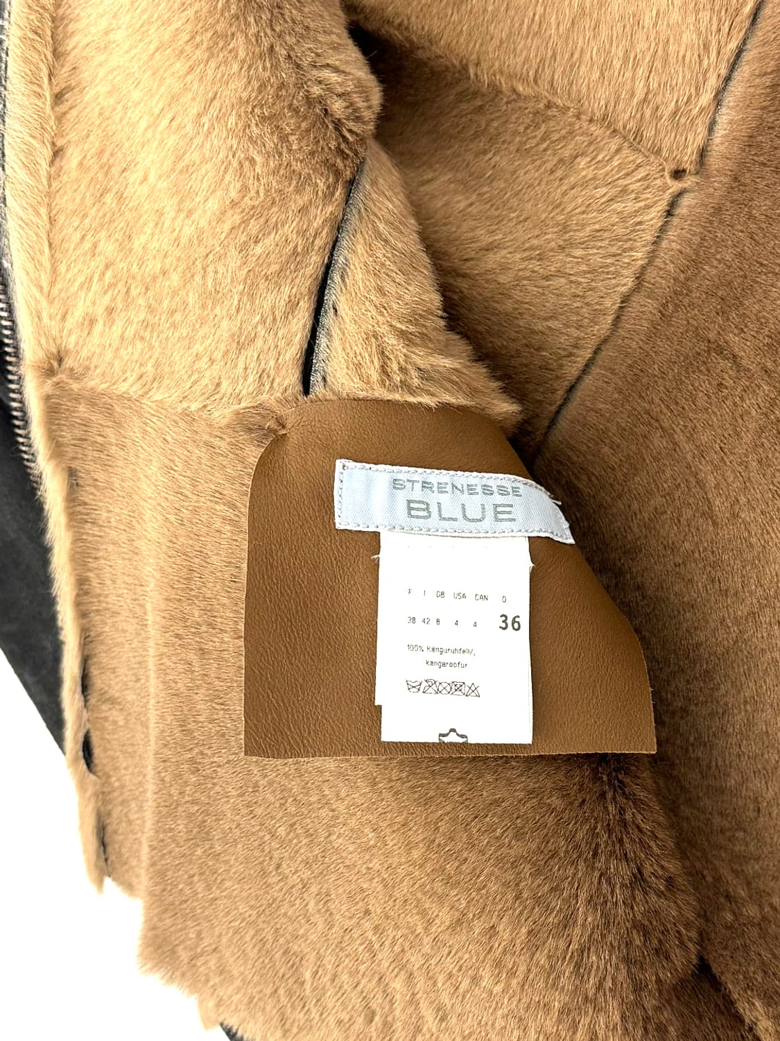 Strenesse Blue Kangaroo Fur Jacket/ 36 상품이미지4