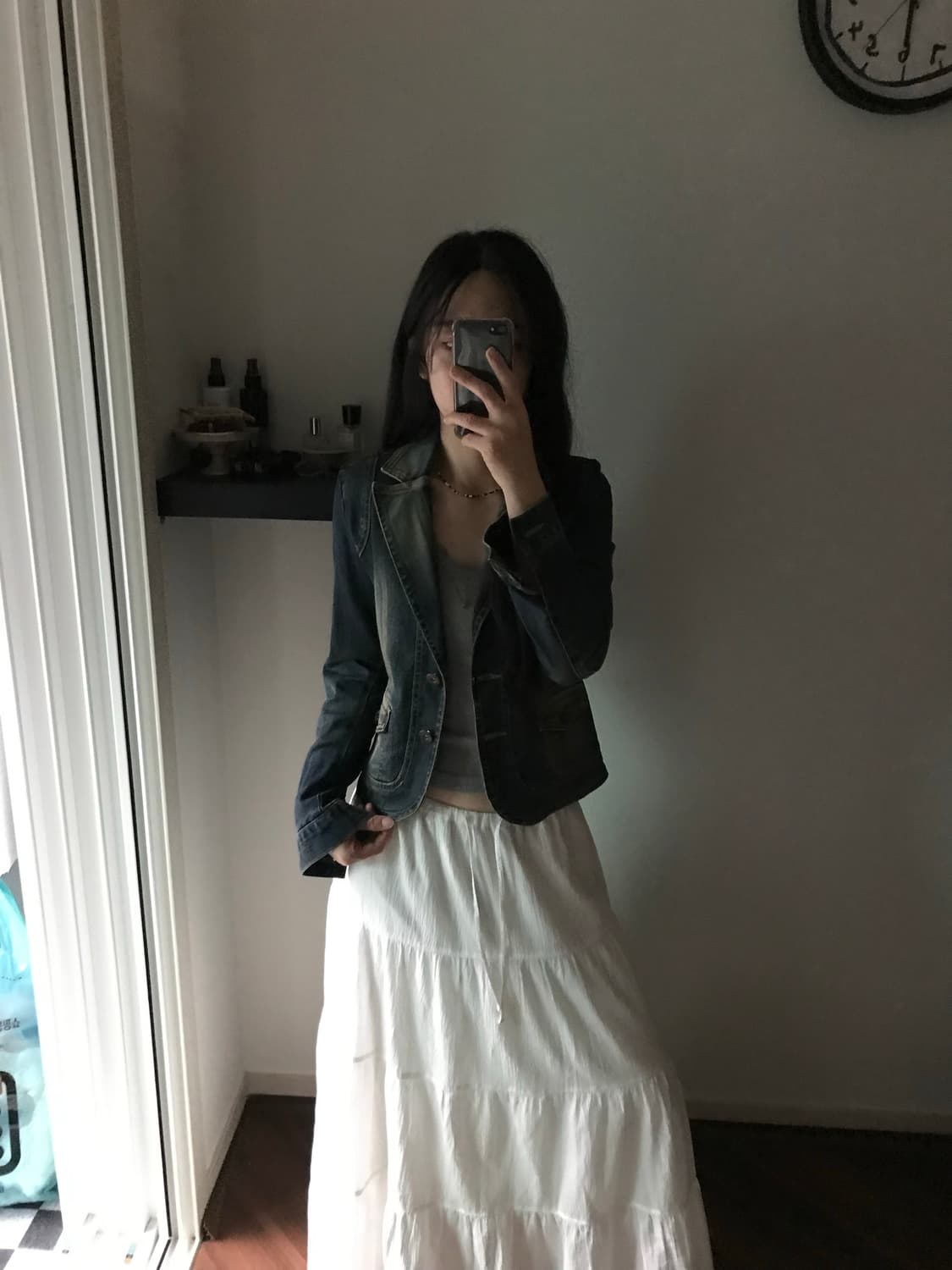 JPN 데님 카라 숏 자켓 상품이미지2