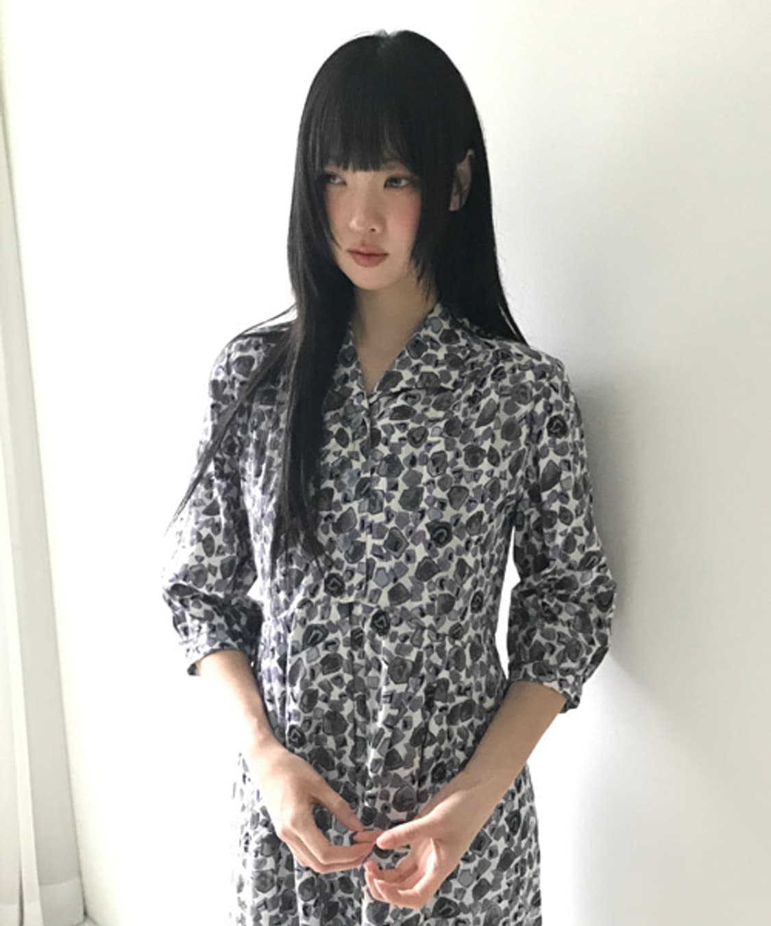 Corduroy Lily Shirts Dress 상품이미지1
