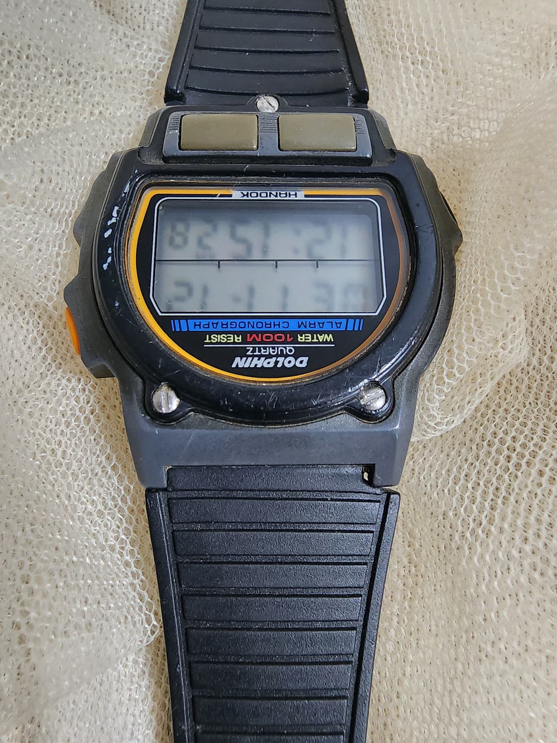 빈티지 80's 오리지널 한독 돌핀 전자시계 상품이미지7