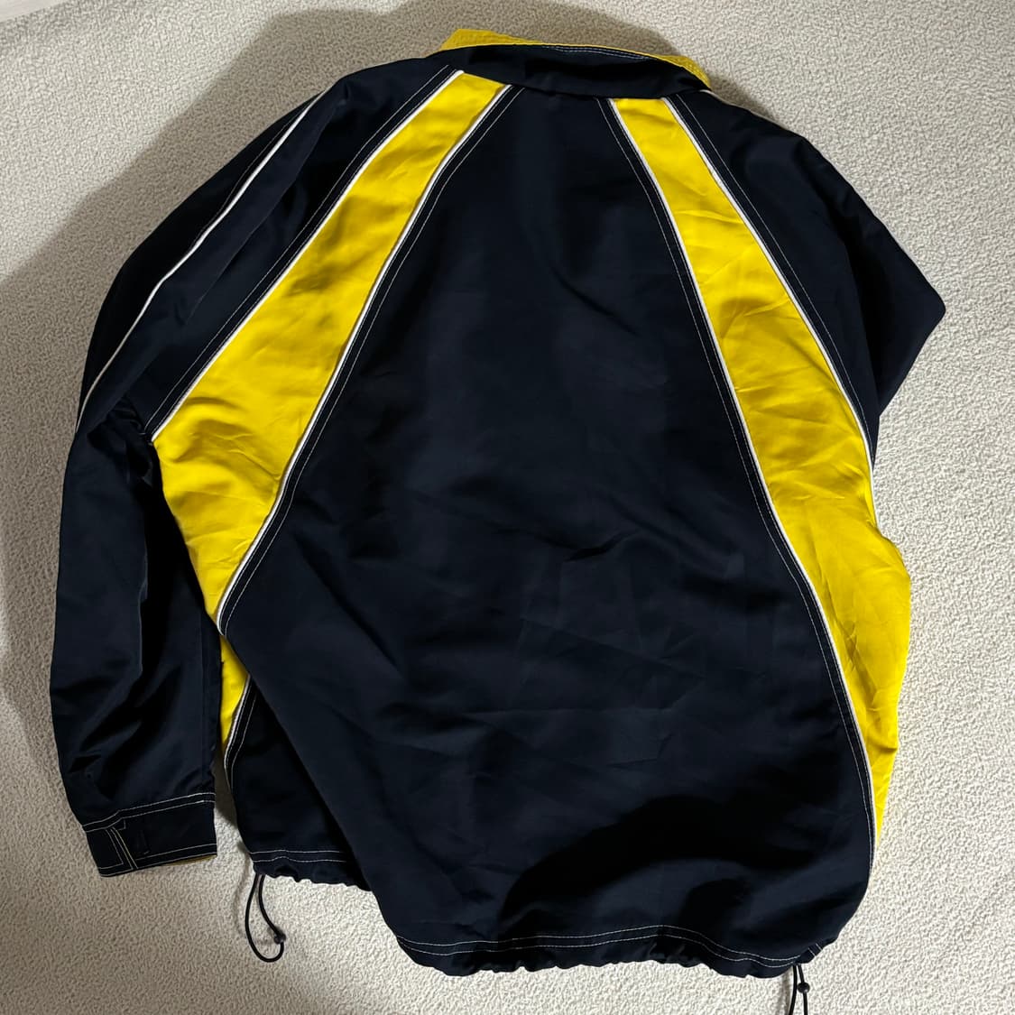 나이키 올드스쿨 네이비 옐로우 남노 윈드브레이커 바람막이 상품이미지4
