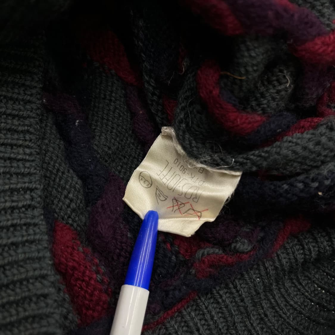 로스조플 빈티지 그런지 그린 니트 M 상품이미지7