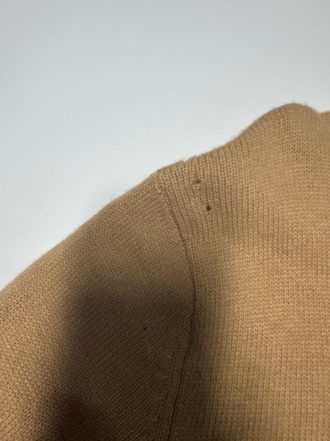 정품!! 여성 꼼데가르송 블랙와팬 베이지 가디건 상품이미지7