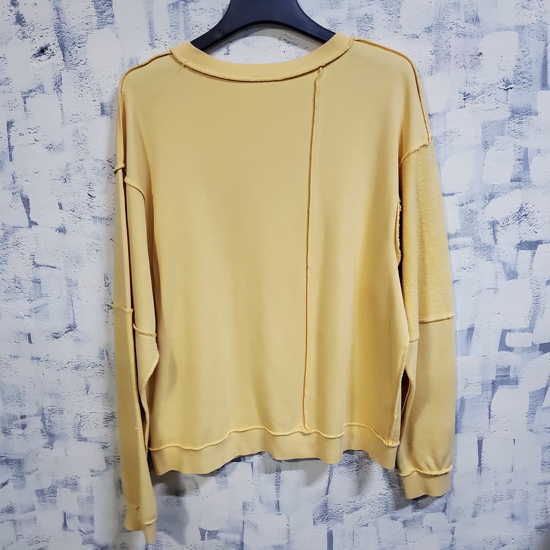 나이키 패치워크 아이콘클래쉬 맨투맨 티셔츠 옐로우  상품이미지2