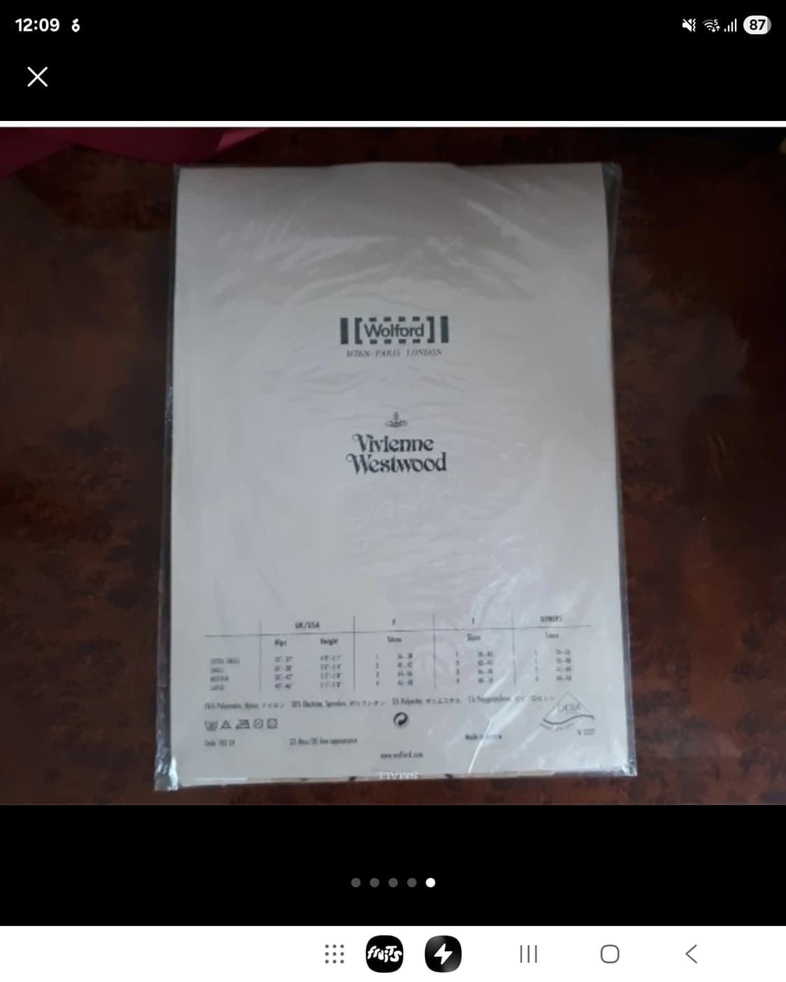 비비안웨스트우드 월포드 피쉬넷 그믈 스타킹 상품이미지5