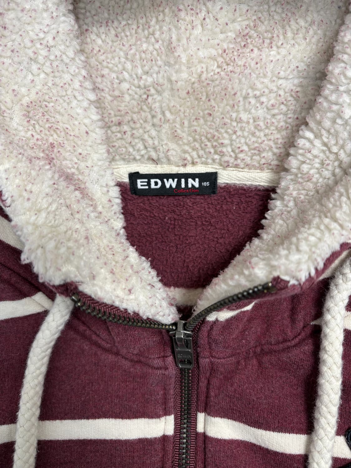 에드윈 후드집업 스트라이프 XL 상품이미지5