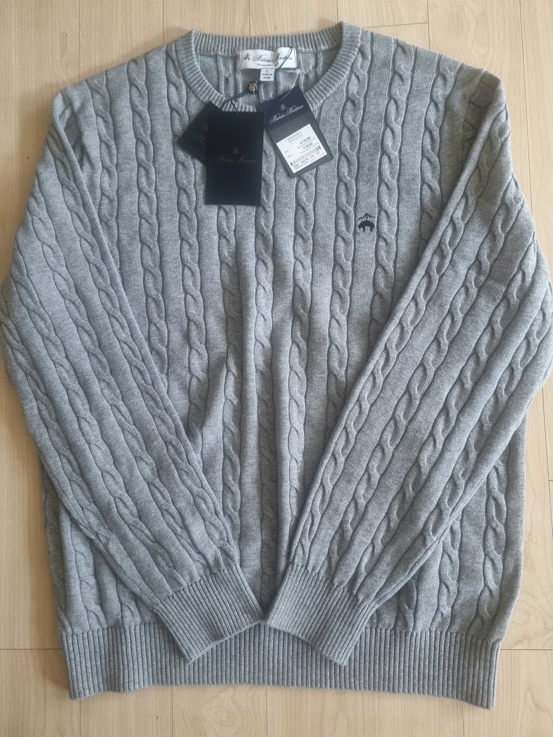 브룩스브라더스 니트 그레이 L 105사이즈 상품이미지1