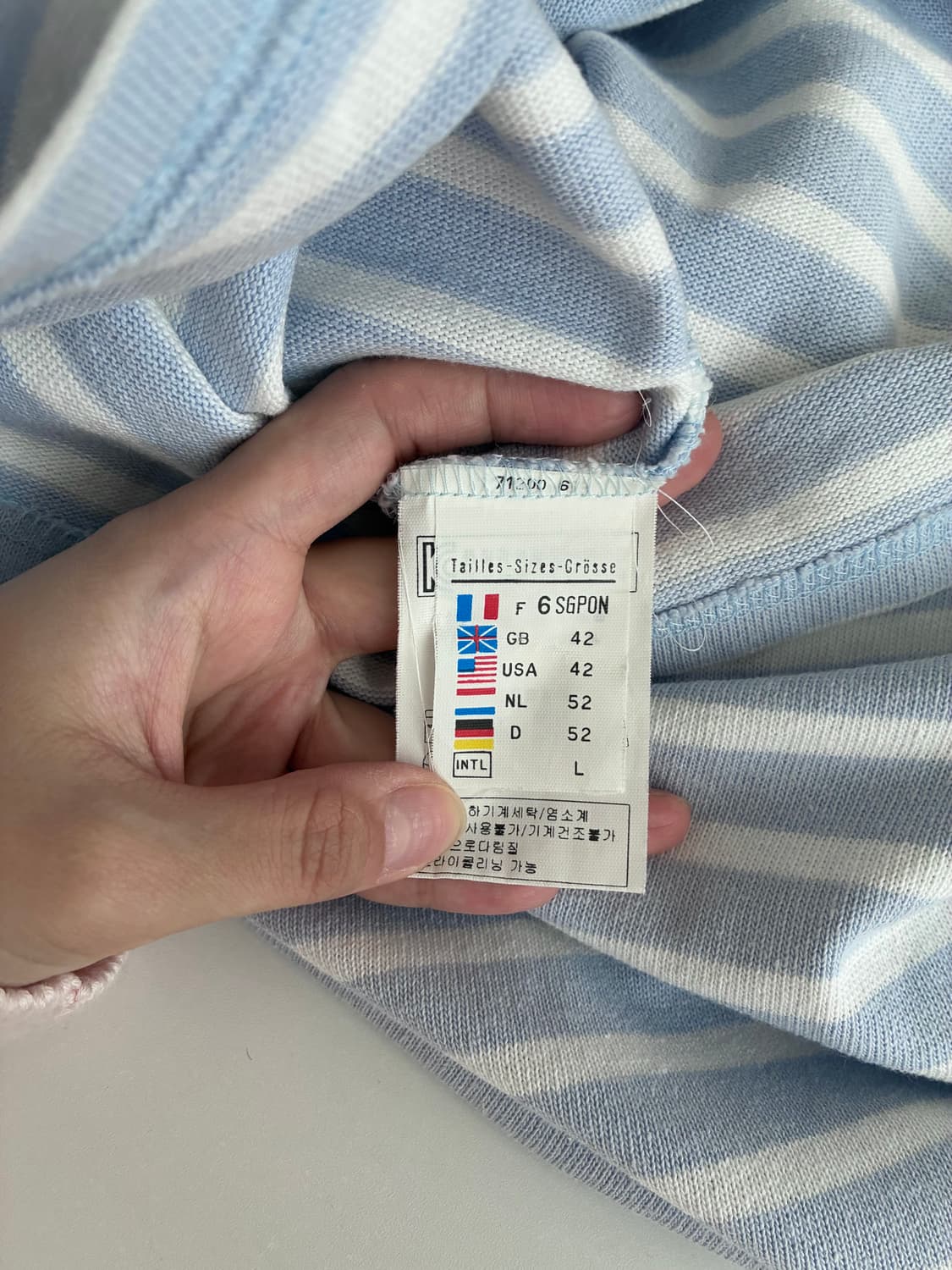 L) 세인트제임스 아뜰리에 여성 스트라이프 롱슬리브 티셔츠 상품이미지6