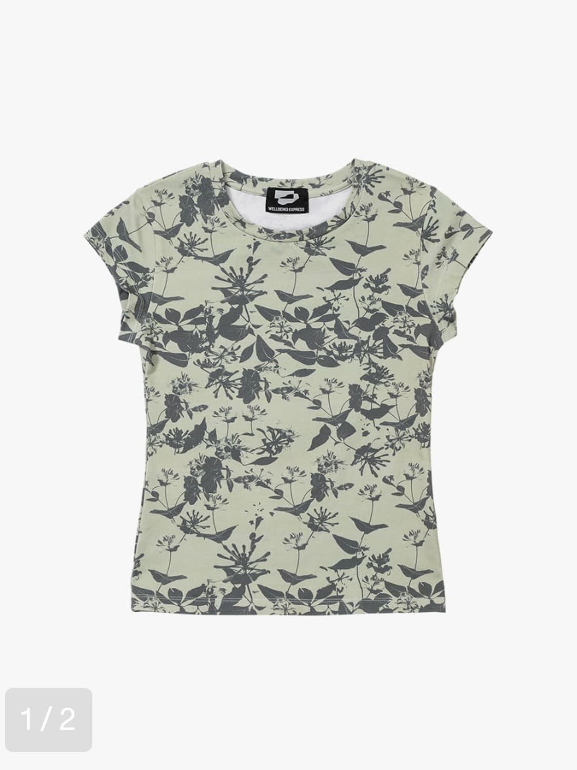 웰빙익스프레스 Garden Print Half Sleeve 상품이미지1