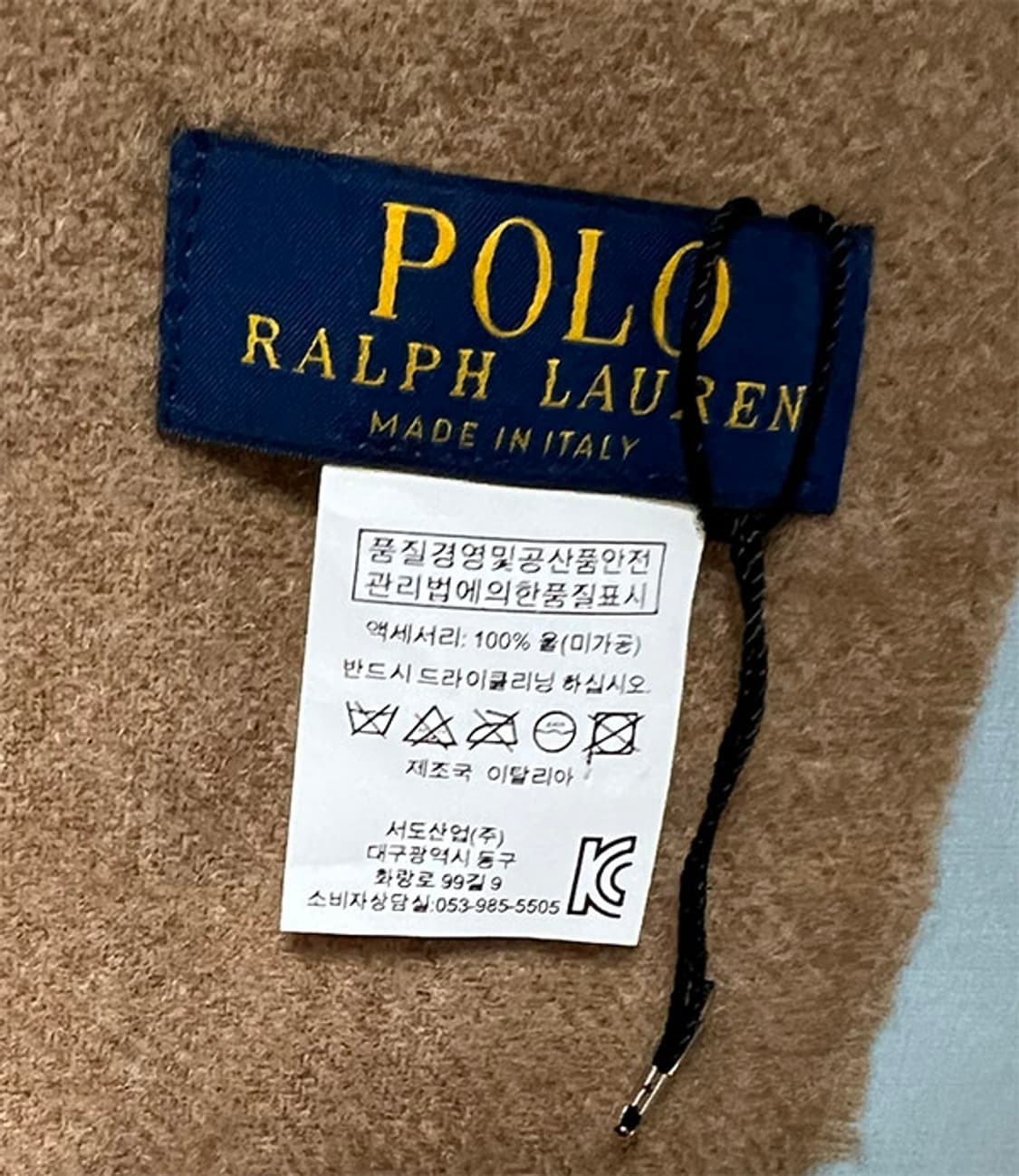 POLO 폴로 울 머플러 거의새거 목도리 캐주얼 프리 상품이미지4