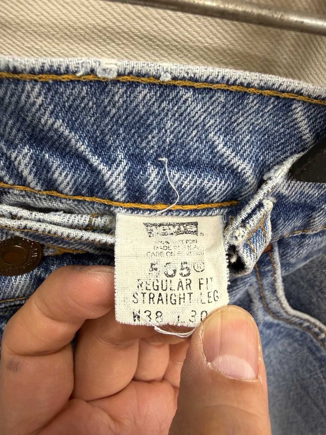 90’s usa 리바이스 505 빈티지 팝니다. 상품이미지3