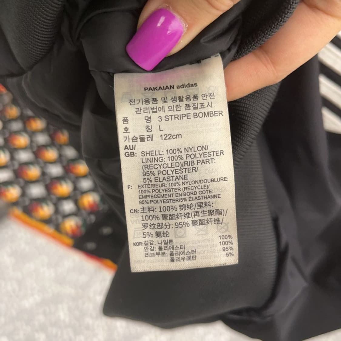 아디다스 올드스쿨 빅파이어버드 패딩 자켓 L C07014 상품이미지6